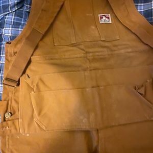 Ben Davis work overalls built in front tool pouch , double knees. Mens 40x34